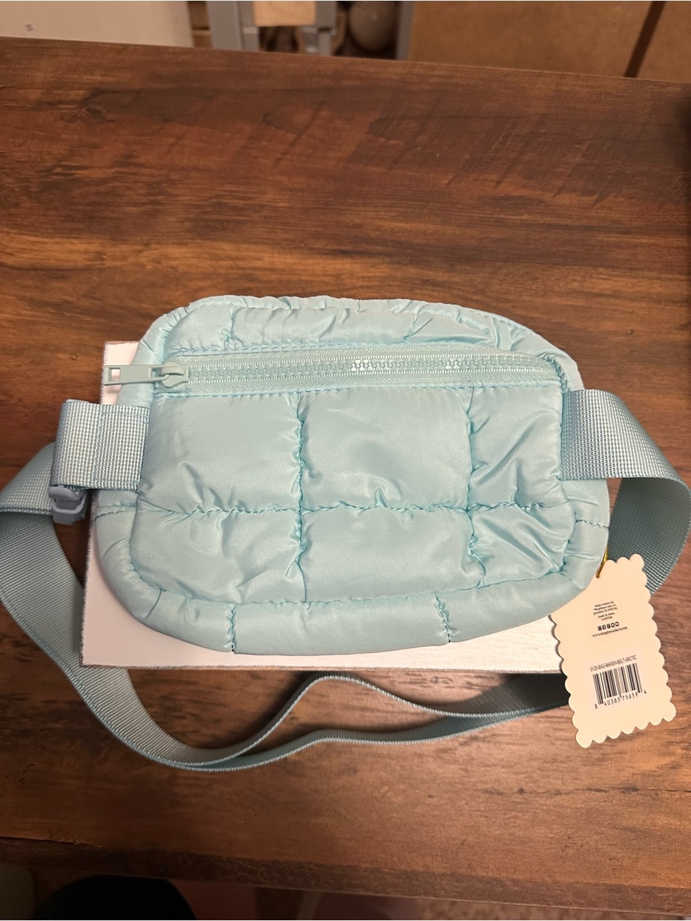 🆕 Simply Southern Marshmallow Belt Bag with Adjustable Strap In Arctic